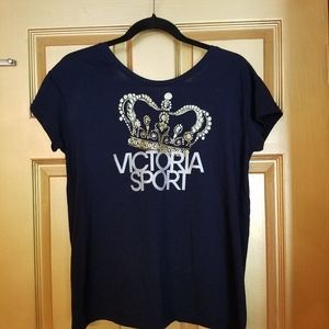 Victoria's Secret Sport navy tee Medium